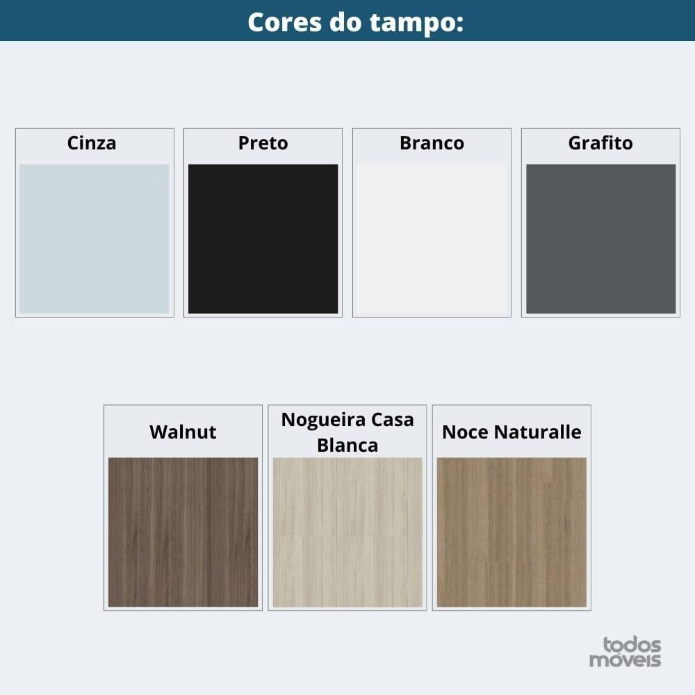 Mapoteca 5 Gavetas Pandin 120 Cm (larg) Inmetro Tampo Mdp Branco Estrutura Aço Cinza Gavetas Lilás - 5