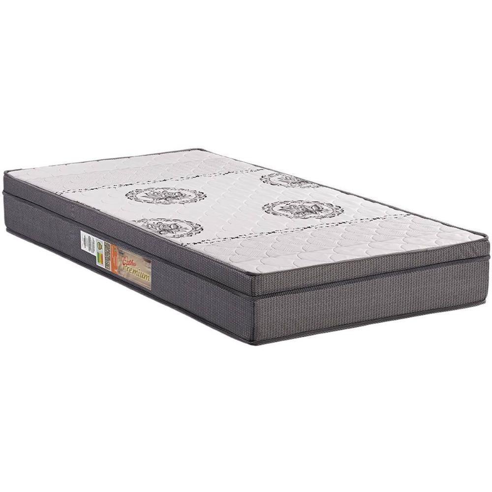 Colchão Solteiro Anatômico D28 - Orthopremium Euro Pillow Grey (88x188x24) - Polar - 1