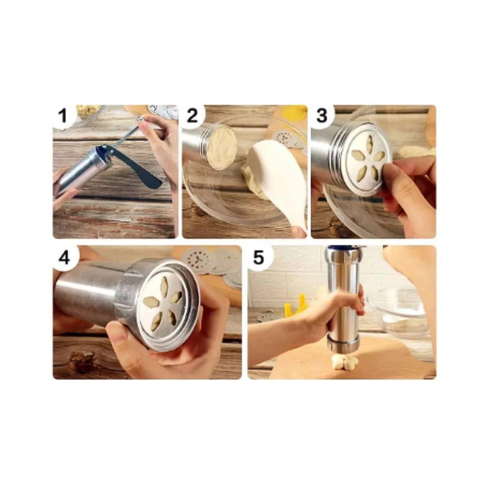 Conjunto De Utensílios Para Cookies Inox 20 Formas Hauskraft - 3