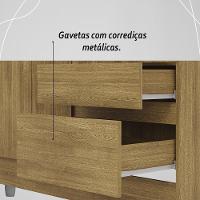 Guarda Roupa Solteiro 4 Portas 2 Gavetas Exemplar Plus - Nature Nature - 6