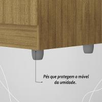 Guarda Roupa Solteiro 4 Portas 2 Gavetas Exemplar Plus - Nature Nature - 8