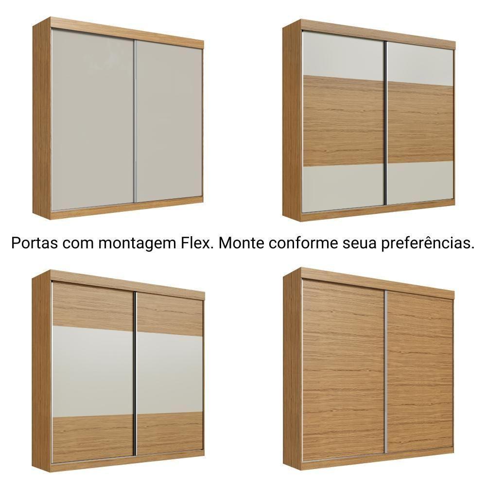 Guarda Roupa 2 Portas De Correr 4 Gavetas Rp5240 Decibal - 4