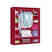 Guarda-roupa Portátil Cabideiro Com Prateleiras Dobrável – Organize Seu Espaço Com Estilo! - 3