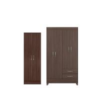 Jogo Guarda Roupa 4 Portas E Sapateira Hoy Cafe Touch - 1