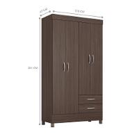 Jogo Guarda Roupa 4 Portas E Sapateira Hoy Cafe Touch