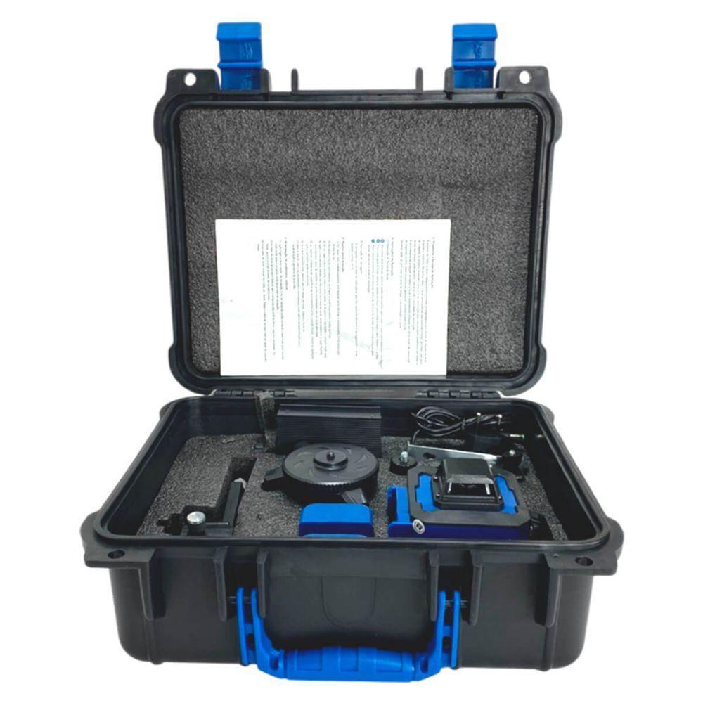 Nível Laser 4d 16 Linhas Com Tripé Suporte Magnético E Maleta - 4