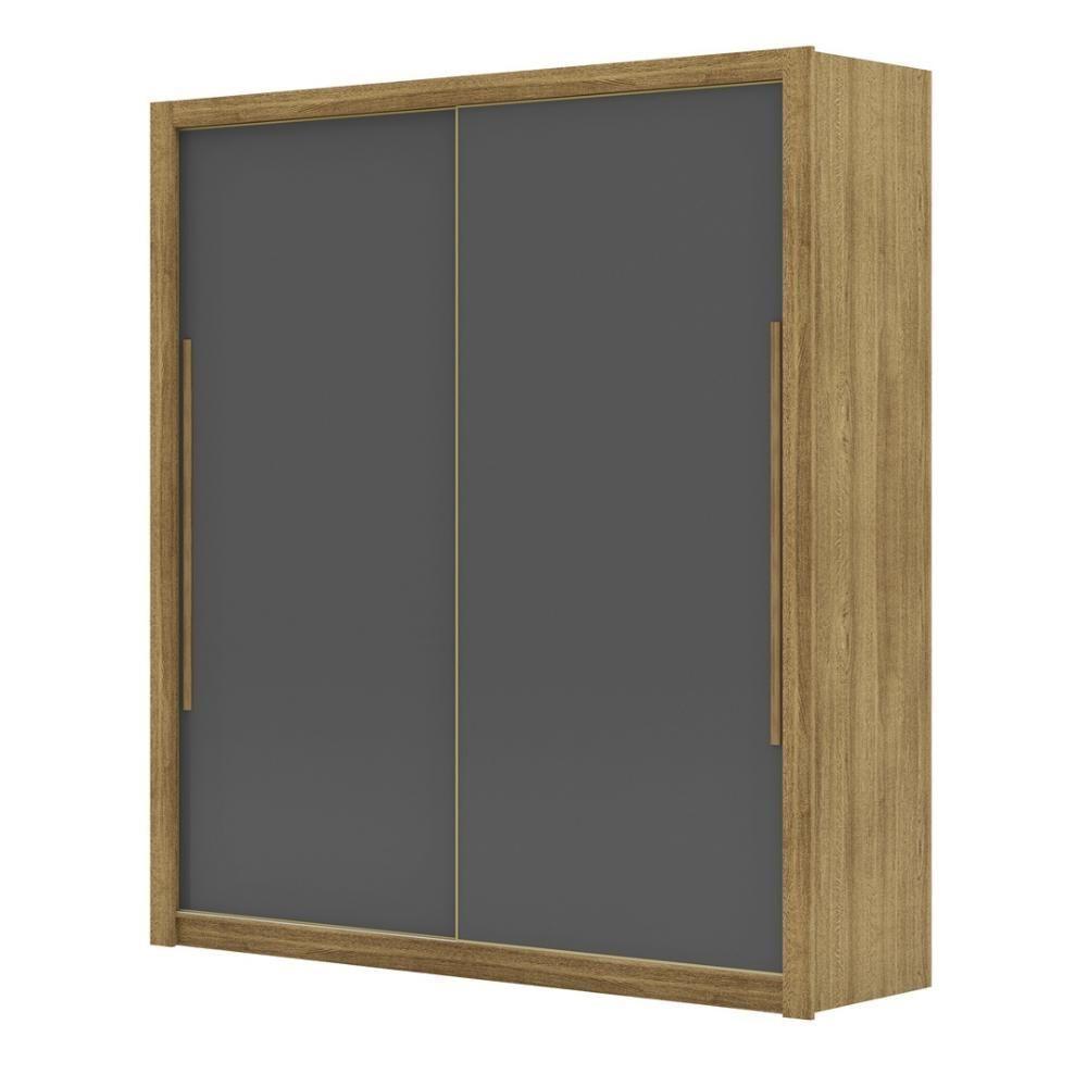 Guarda Roupa Casal 2 Portas 3 Gavetas Istambul - Nature-alasca-camarim Nature-alasca-camarim - 4