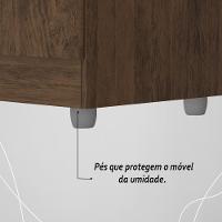 Guarda Roupa Solteiro 4 Portas 2 Gavetas Exemplar Plus - Imbuia Rústico Imbuia Rústico - 8