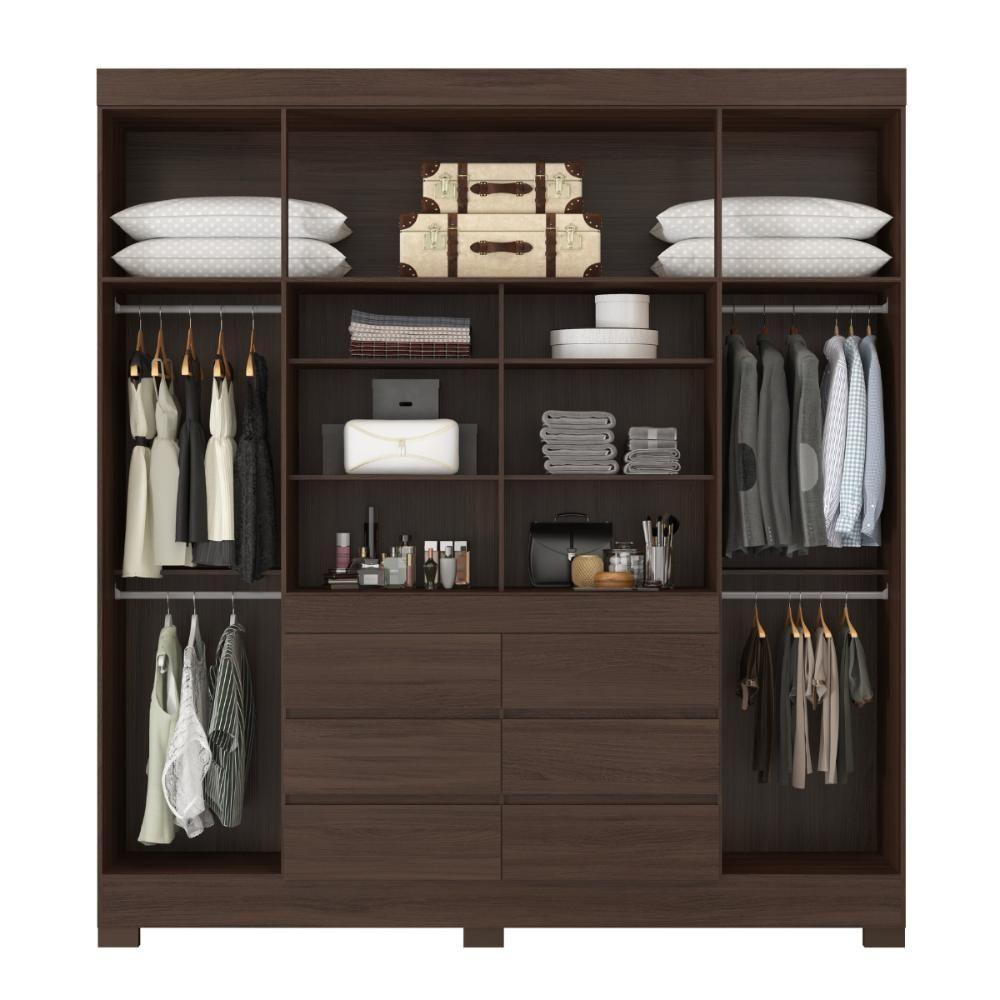 Guarda Roupa 4 Portas Helena Cafe Touch - 2