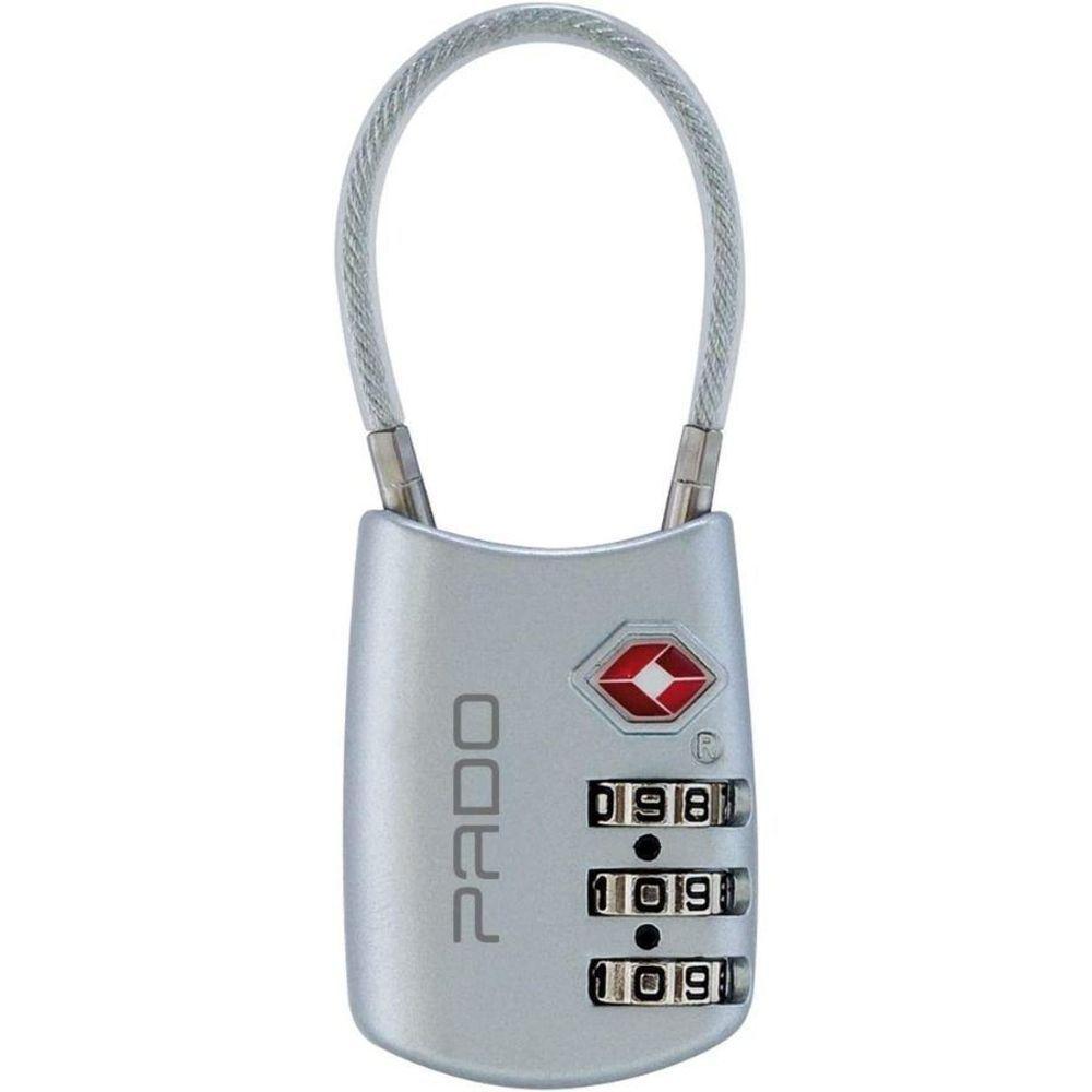 Cadeado Para Mala Com Segredo Haste Flexível Pado Prata - 1