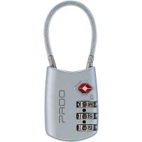 Cadeado Para Mala Com Segredo Haste Flexível Pado Prata - 1