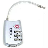 Cadeado Para Mala Com Segredo Haste Flexível Pado Prata - 2