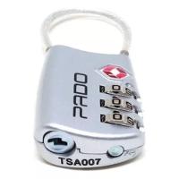 Cadeado Para Mala Com Segredo Haste Flexível Pado Prata - 3