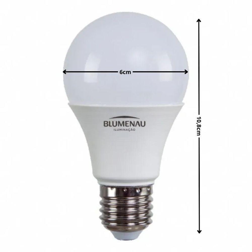 Lâmpada Led A60 Blumenau 9w-6500k Luz Branco Frio - 2