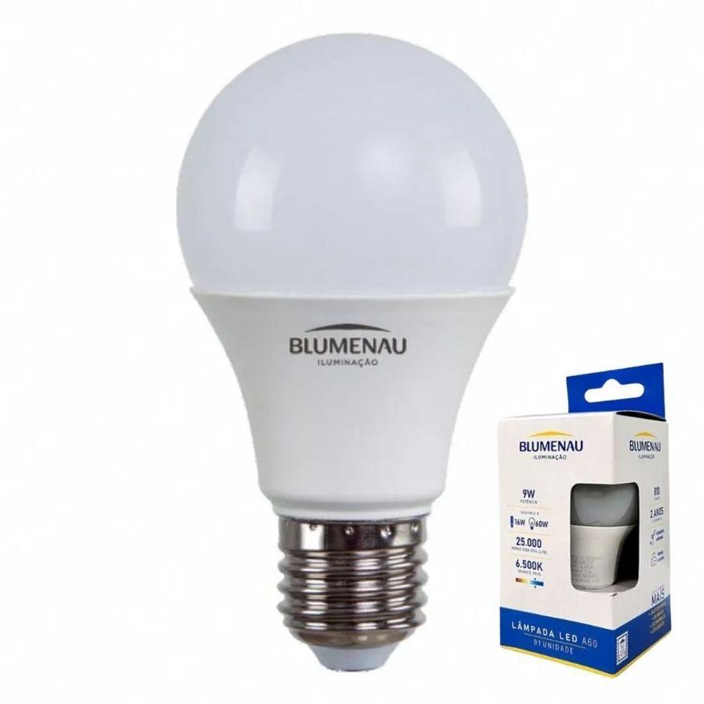 Lâmpada Led A60 Blumenau 9w-6500k Luz Branco Frio - 4