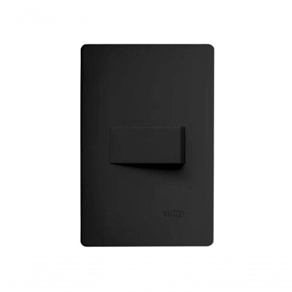 Conjunto Fame Habitat Black - Interruptor Simples 16a - 1