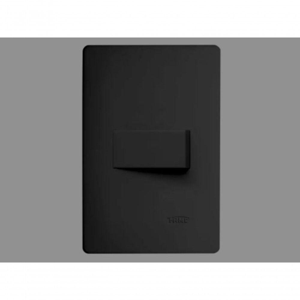 Conjunto Fame Habitat Black - Interruptor Simples 16a - 2