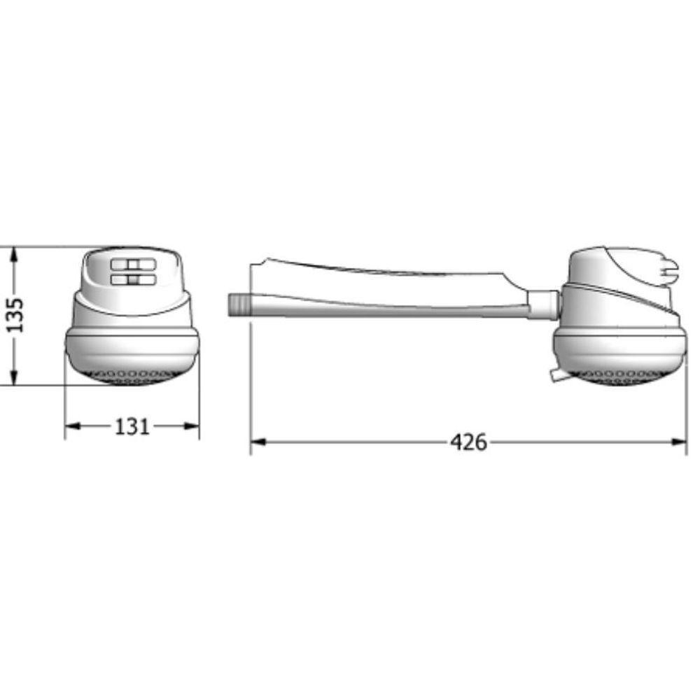 Chuveiro Lorenducha Multitemperaturas Lorenzetti 127v~5500w - 3