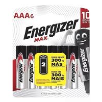 Pilha Alcalina Energizer Max Palito Aaa Com62.un - 1