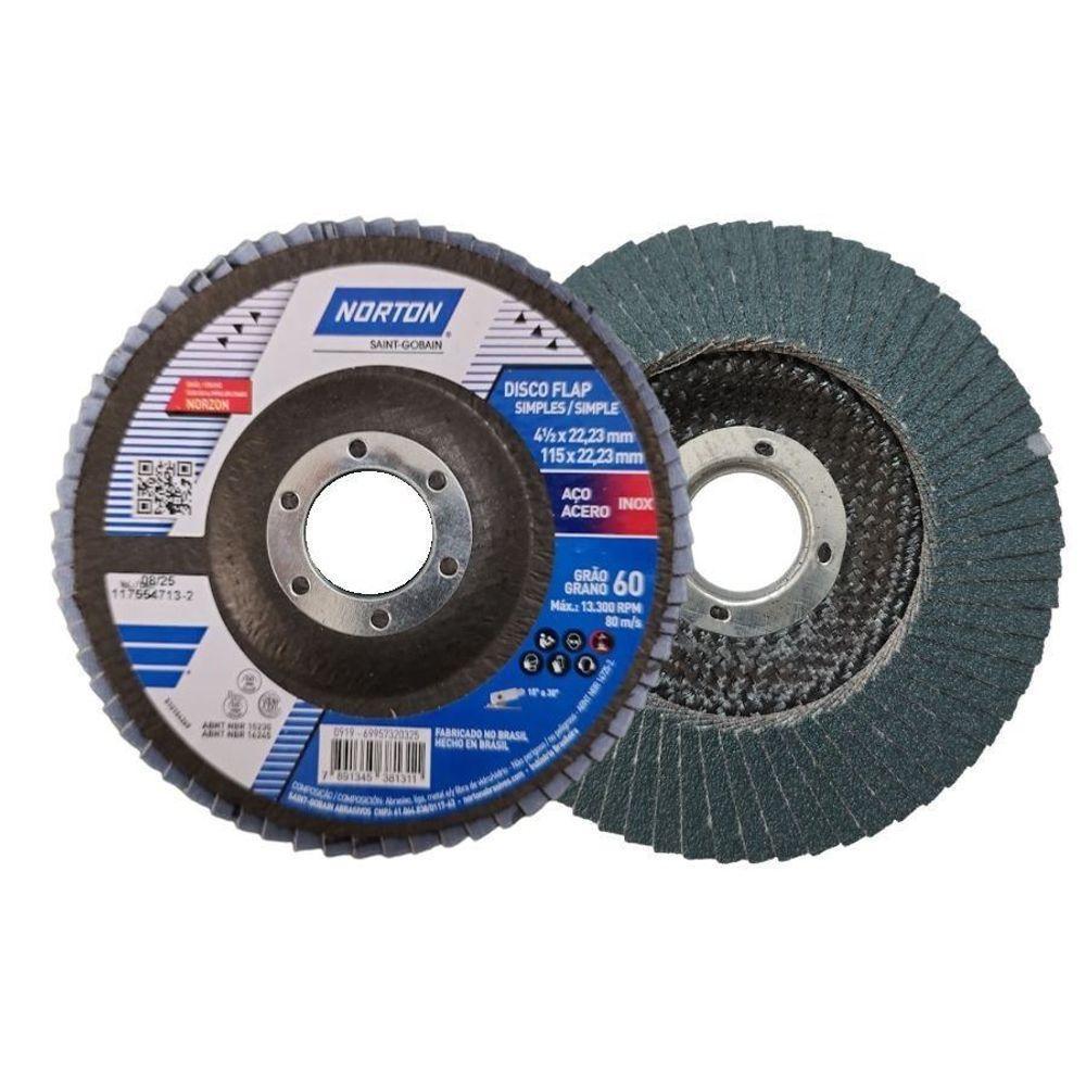 Disco Flap Original Norton 115mm N° 60 - 1
