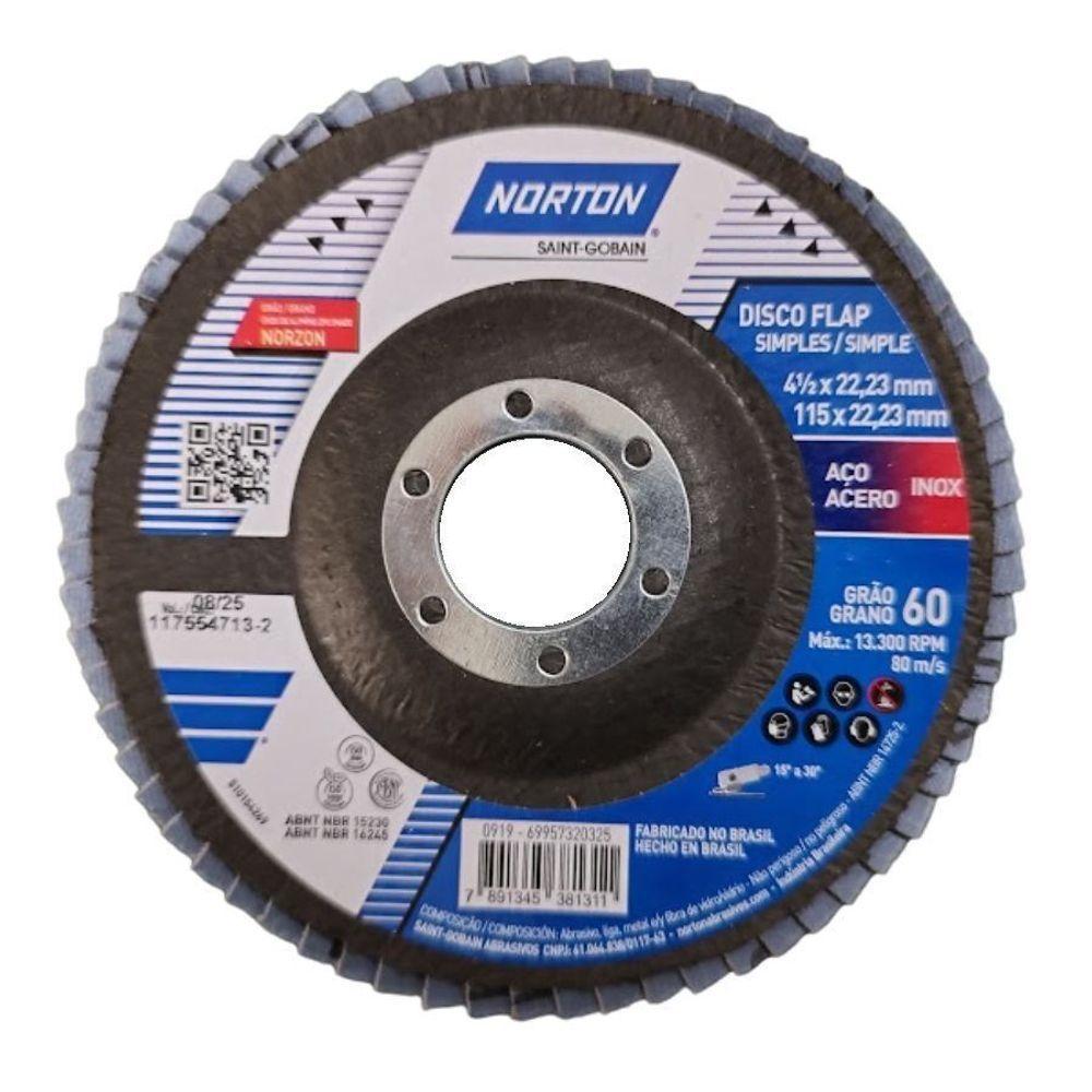 Disco Flap Original Norton 115mm N° 60 - 2