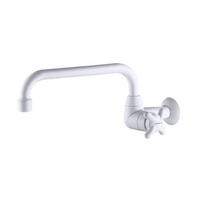 Torneira Para Cozinha De Parede Bica Móvel U Brio Lorenzetti - 1164 F34 - Branco