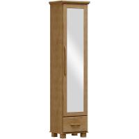 Sapateira 1 Porta Espelho Madeira Maciça 194x47 Cm 2255 Freijo Milani Store - 1