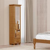 Sapateira 1 Porta Espelho Madeira Maciça 194x47 Cm 2255 Freijo Milani Store - 9