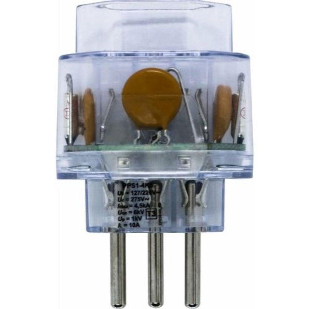 Plug Protetor De Surto Plug-in Margirius Pps1k5 - 2p+t - 3