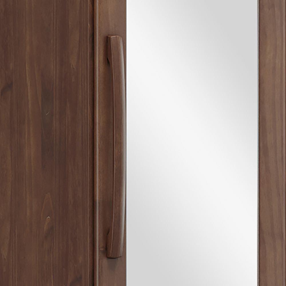 Sapateira 1 Porta Espelho Madeira Maciça 194x47 Cm 2255 Cafe Milani Store Cafe - 7