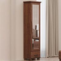 Sapateira 1 Porta Espelho Madeira Maciça 194x47 Cm 2255 Cafe Milani Store Cafe - 2