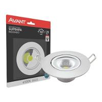 Spot Led Embutir Redondo Bivolt 12w 6500k Avant - 1