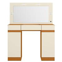 Penteadeira Camarim Porta Joias 3 Gavetas 2 Portas Princess Cinamomo/off White - 6