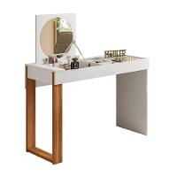 Penteadeira Camarim Escrivaninha Com Espelho Play Branco Fosco-cinamomo Mel - Mabe Magazine - 4