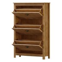 Sapateira 3 Gavetas Madeira Maciça 80 Cm 9175 Freijo Milani Store - 5