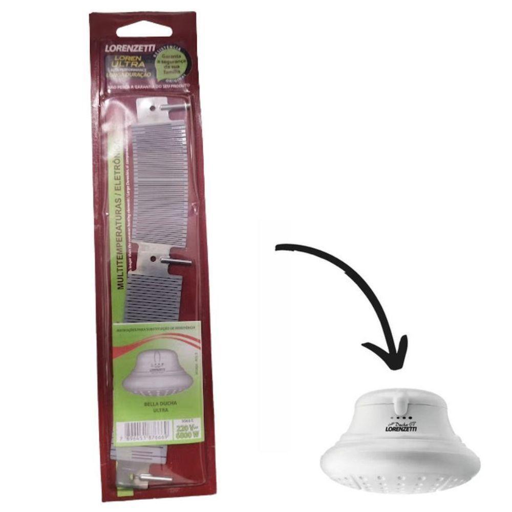 Resistência Lorenzetti Bella Ducha Ultra - 220v~6800w - 1