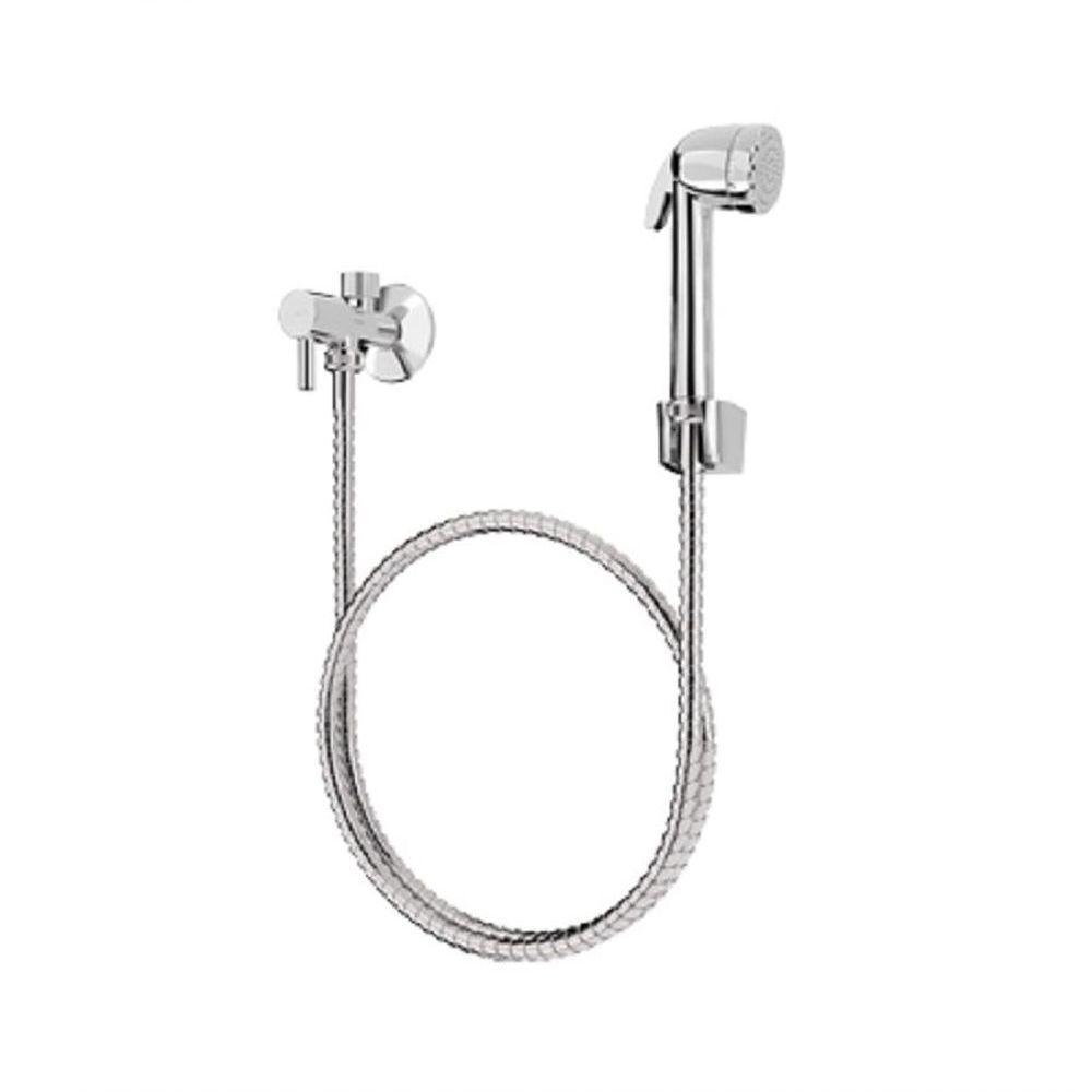 Kit Ducha Higiênica Registro Com Derivação Blukit 220929 - Cromado - 2