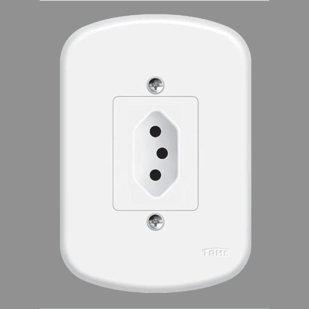 Conjunto Fame Blanc - Tomada 2p+t 10a - 2