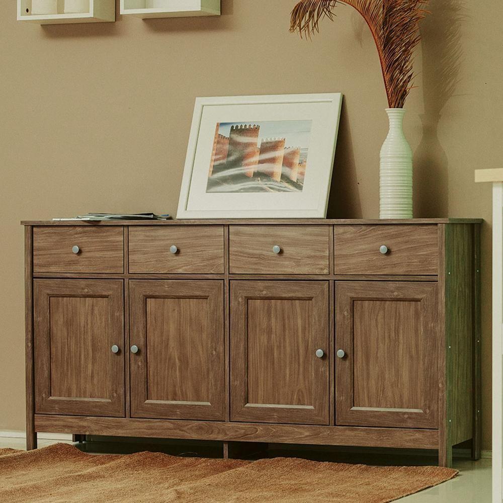 Balcao Buffet 4 Portas 4 Gavetas 154 Cm R626 Diamond Dtall Diamond - 2