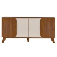 Buffet 4 Portas Sala De Jantar 160 Cm 4506 Cedro Off White Arly Cedro Off White - 1