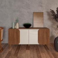 Buffet 4 Portas Sala De Jantar 160 Cm 4506 Cedro Off White Arly Cedro Off White - 8