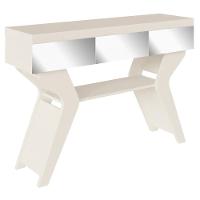 Aparador Sala Estar Com Espelhos 120 Cm 4149 Off White Arly - 1