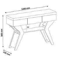 Aparador Sala Estar Com Espelhos 120 Cm 4149 Off White Arly - 3