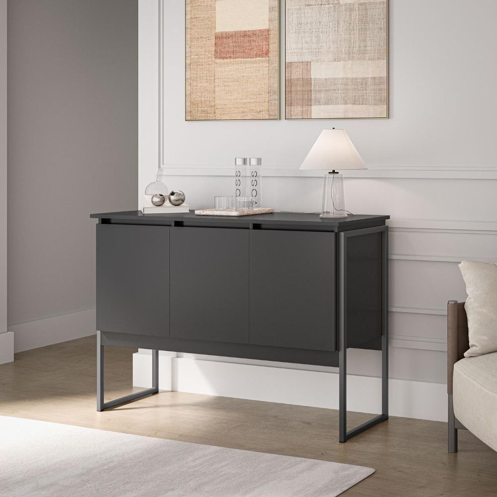 Buffet Luxuoso 3 Portas Barcelona Preto Onix - 1