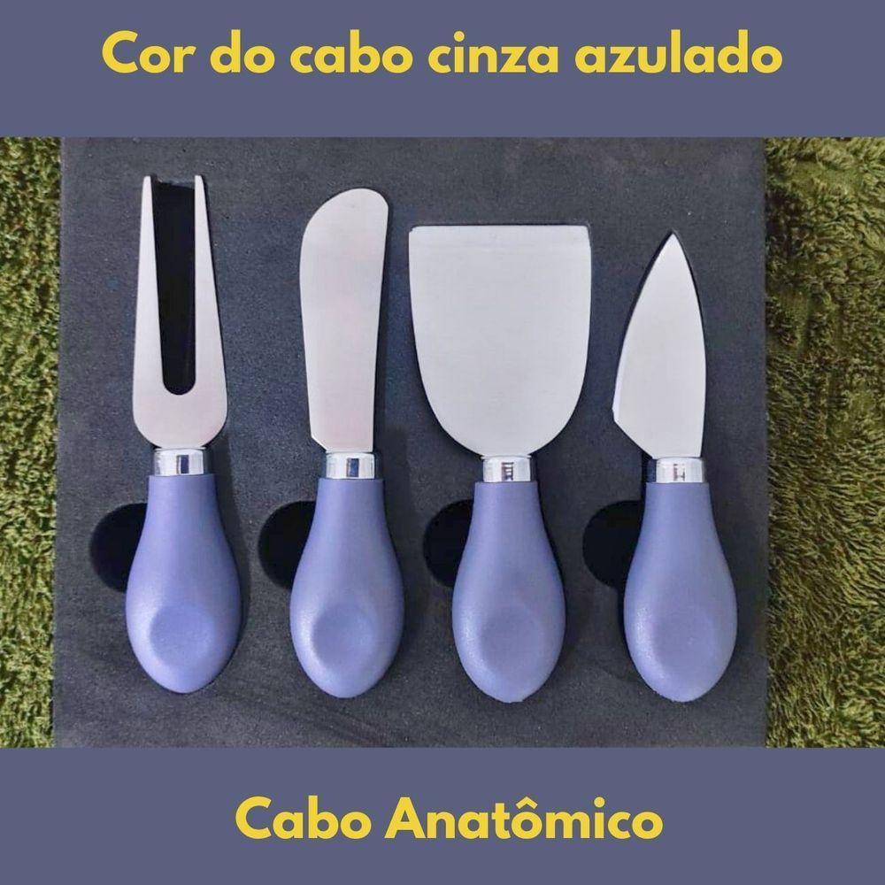 Conjunto Jogo Para Queijo Premium 4 Peças Gourmet Mesa Posta - 2