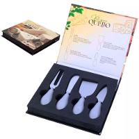 Conjunto Jogo Para Queijo Premium 4 Peças Gourmet Mesa Posta - 1