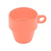 Xícara Para Café De Porcelana Empilhável 90 Ml Collor Rosa - 5