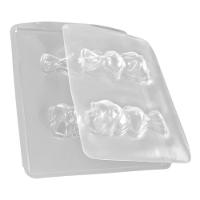 Forma De Silicone Coelha Da Páscoa - 4,6cm X 9,7cm - 4 Un - 1