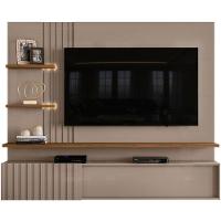 Painel Suspenso Para Tv 65 Polegadas Com 3 Portas Atenis Fendi/naturale - 1