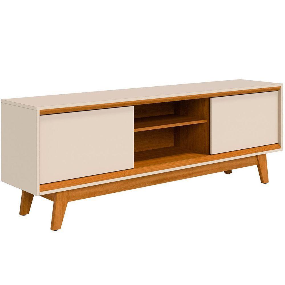 Painel Para Tv 65 Polegadas Composição Bancada Nilo Cinamomo/off White - 2